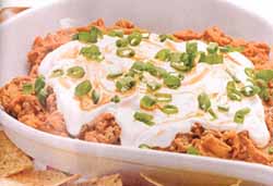 Spicy  Sausage and Bean Dip
